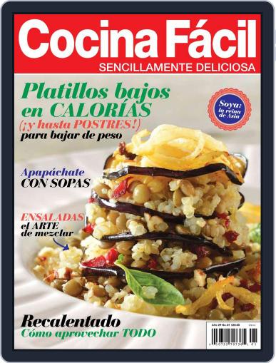 Cocina Fácil (Digital) December 29th, 2013 Issue Cover