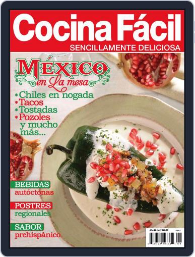 Cocina Fácil August 28th, 2013 Digital Back Issue Cover