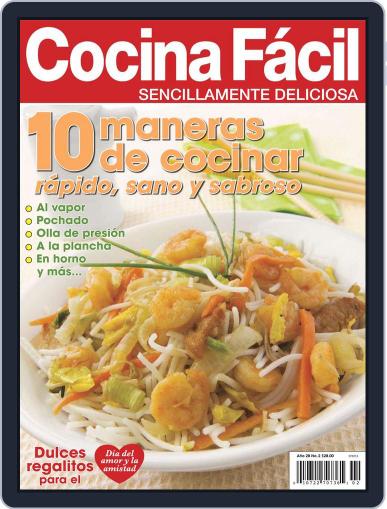 Cocina Fácil January 27th, 2013 Digital Back Issue Cover