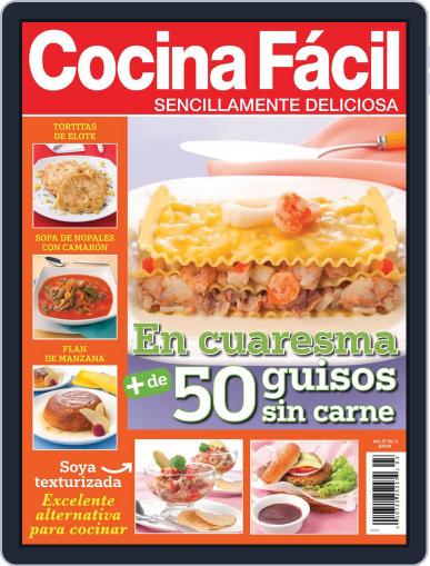 Cocina Fácil February 26th, 2012 Digital Back Issue Cover
