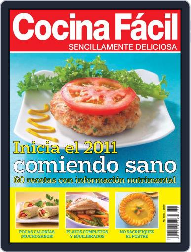Cocina Fácil December 29th, 2010 Digital Back Issue Cover