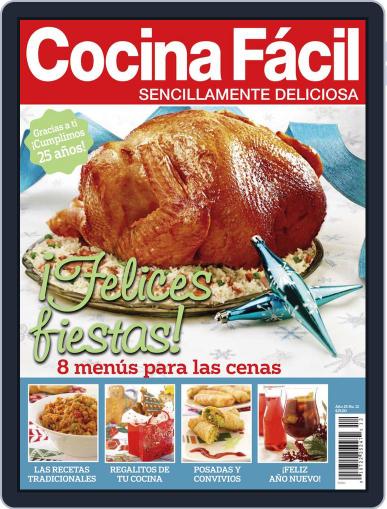 Cocina Fácil (Digital) December 10th, 2010 Issue Cover