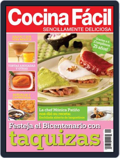Cocina Fácil August 26th, 2010 Digital Back Issue Cover