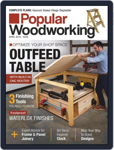 Popular Woodworking April 1st, 2019 Digital Back Issue Cover
