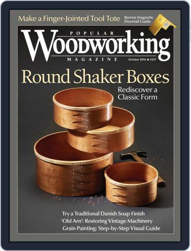 Popular Woodworking August 16th, 2016 Digital Back Issue Cover