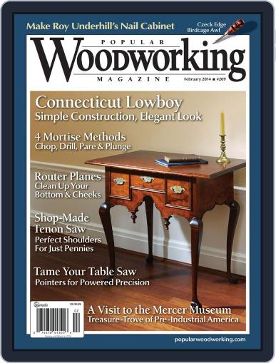 Popular Woodworking January 7th, 2014 Digital Back Issue Cover