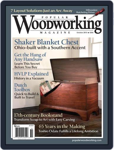 Popular Woodworking August 20th, 2013 Digital Back Issue Cover