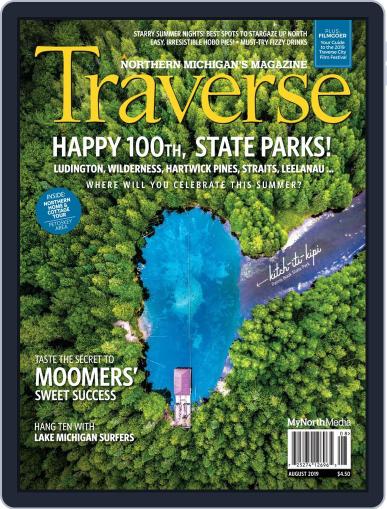 Traverse, Northern Michigan's August 1st, 2019 Digital Back Issue Cover