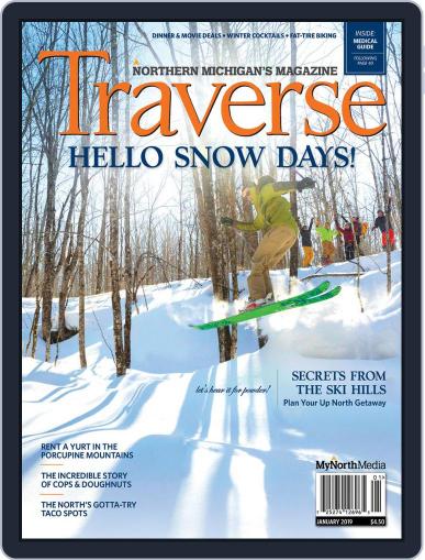 Traverse, Northern Michigan's January 1st, 2019 Digital Back Issue Cover