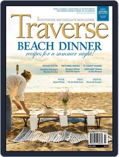 Traverse, Northern Michigan's July 1st, 2018 Digital Back Issue Cover