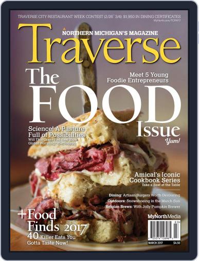 Traverse, Northern Michigan's March 1st, 2017 Digital Back Issue Cover