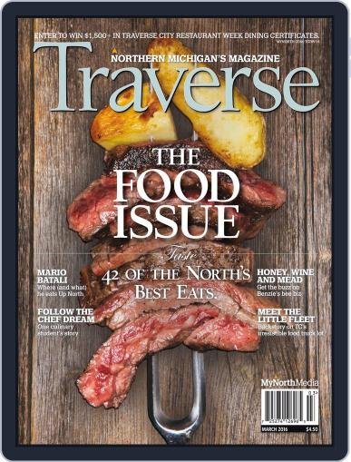 Traverse, Northern Michigan's February 23rd, 2016 Digital Back Issue Cover