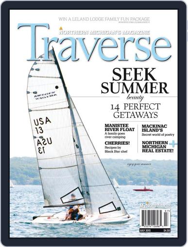 Traverse, Northern Michigan's July 1st, 2015 Digital Back Issue Cover
