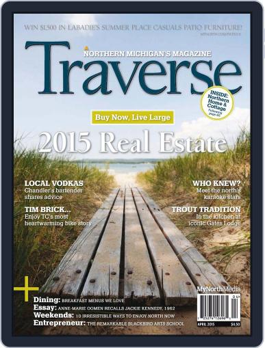 Traverse, Northern Michigan's March 23rd, 2015 Digital Back Issue Cover