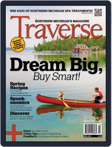 Traverse, Northern Michigan's March 28th, 2013 Digital Back Issue Cover