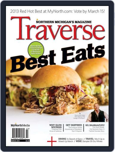 Traverse, Northern Michigan's February 26th, 2013 Digital Back Issue Cover