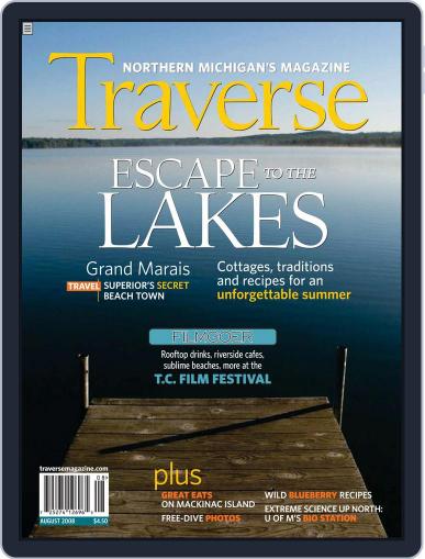 Traverse, Northern Michigan's July 16th, 2008 Digital Back Issue Cover