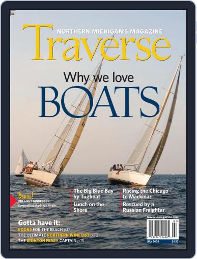 Traverse, Northern Michigan's July 9th, 2008 Digital Back Issue Cover
