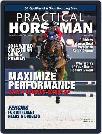 Practical Horseman July 30th, 2014 Digital Back Issue Cover