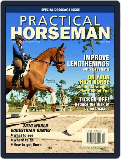 Practical Horseman August 16th, 2010 Digital Back Issue Cover