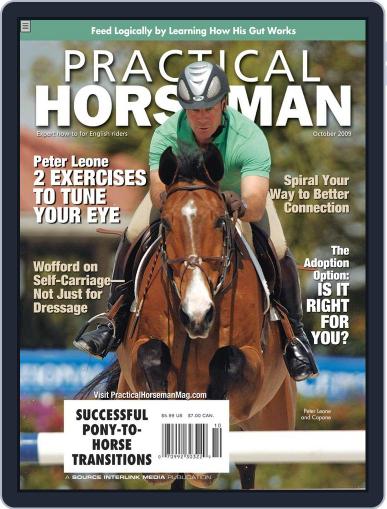 Practical Horseman September 29th, 2009 Digital Back Issue Cover