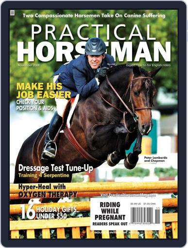 Practical Horseman October 28th, 2008 Digital Back Issue Cover