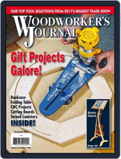 Woodworker's Journal December 1st, 2017 Digital Back Issue Cover