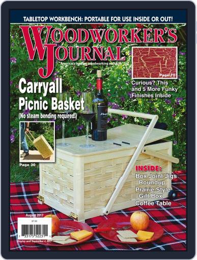 Woodworker's Journal August 1st, 2017 Digital Back Issue Cover