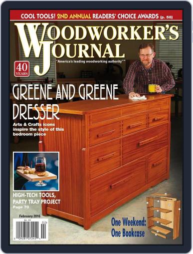 Woodworker's Journal December 22nd, 2015 Digital Back Issue Cover
