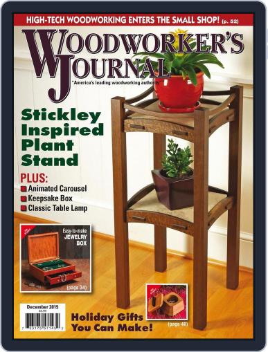 Woodworker's Journal December 1st, 2015 Digital Back Issue Cover