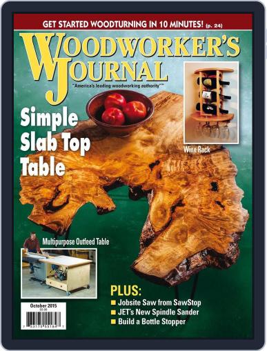 Woodworker's Journal (Digital) October 1st, 2015 Issue Cover