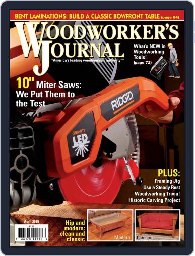 Woodworker's Journal (Digital) April 1st, 2015 Issue Cover