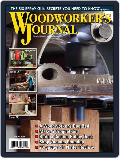 Woodworker's Journal August 1st, 2014 Digital Back Issue Cover