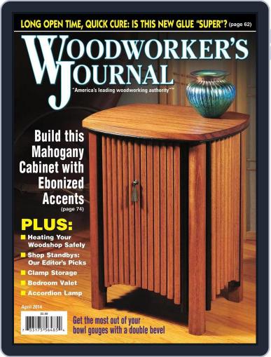 Woodworker's Journal April 1st, 2014 Digital Back Issue Cover