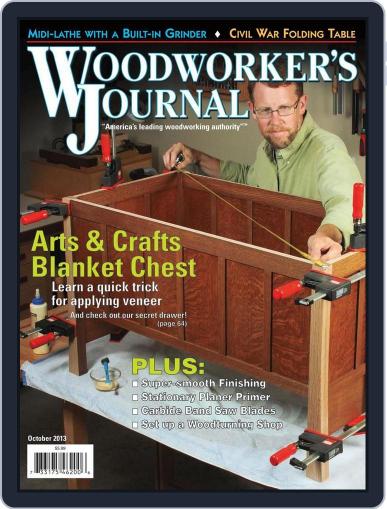 Woodworker's Journal September 1st, 2013 Digital Back Issue Cover
