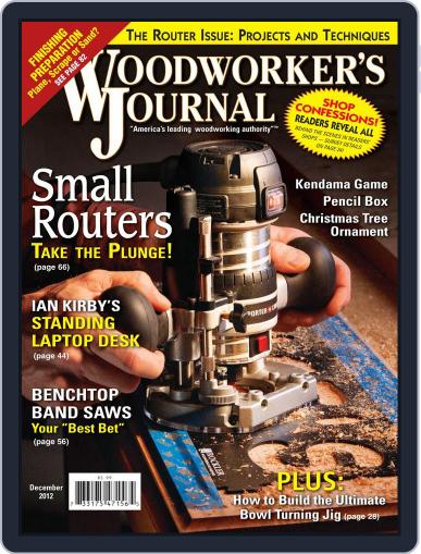 Woodworker's Journal December 1st, 2012 Digital Back Issue Cover
