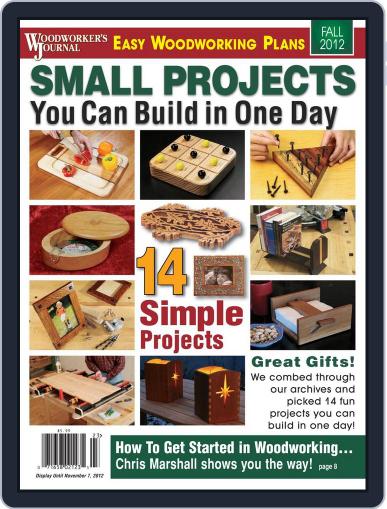 Woodworker's Journal July 27th, 2012 Digital Back Issue Cover