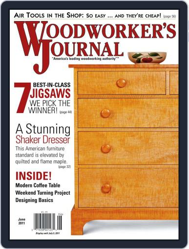 Woodworker's Journal April 17th, 2011 Digital Back Issue Cover