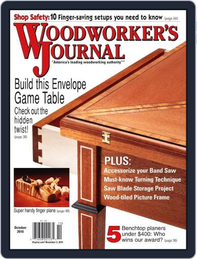 Woodworker's Journal August 20th, 2010 Digital Back Issue Cover