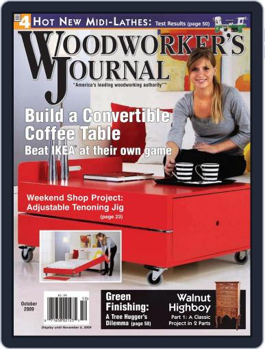 Woodworker's Journal September 1st, 2009 Digital Back Issue Cover
