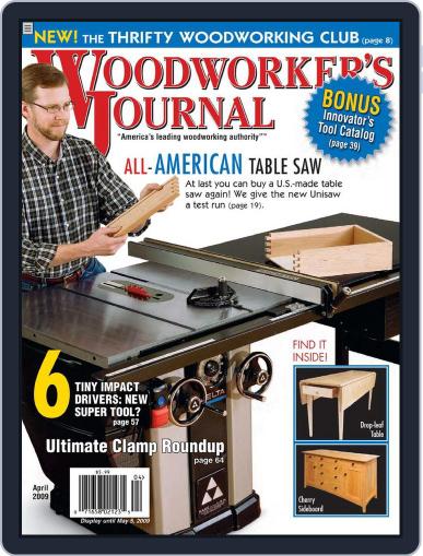 Woodworker's Journal February 18th, 2009 Digital Back Issue Cover