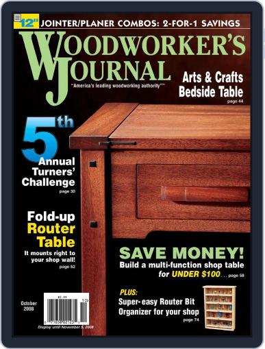 Woodworker's Journal (Digital) August 25th, 2008 Issue Cover