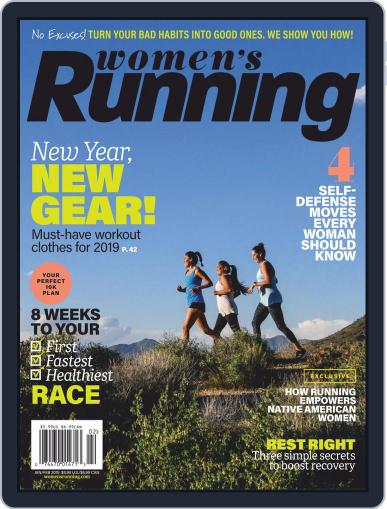 Women's Running January 1st, 2019 Digital Back Issue Cover