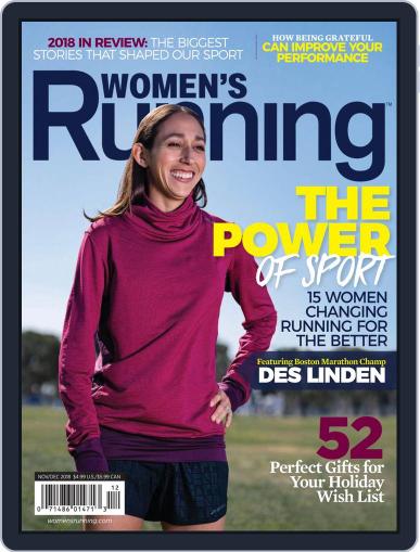 Women's Running November 1st, 2018 Digital Back Issue Cover