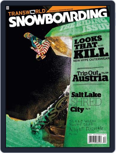Transworld Snowboarding October 24th, 2009 Digital Back Issue Cover