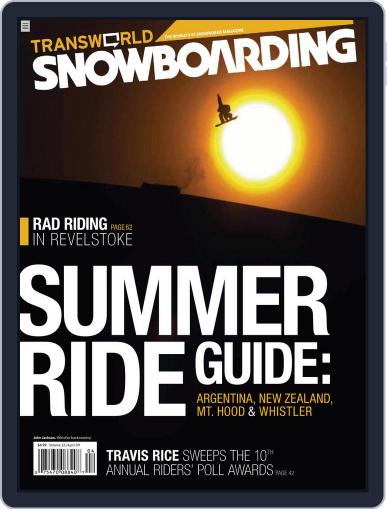 Transworld Snowboarding February 21st, 2009 Digital Back Issue Cover