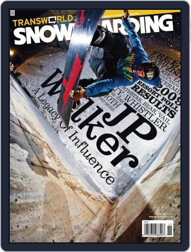 Transworld Snowboarding (Digital) September 27th, 2008 Issue Cover