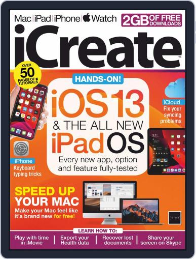 iCreate August 1st, 2019 Digital Back Issue Cover