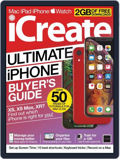 iCreate January 1st, 2019 Digital Back Issue Cover