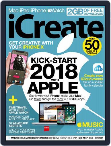 iCreate January 1st, 2018 Digital Back Issue Cover